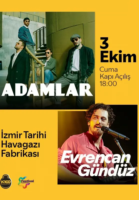 Adamlar & Evrencan Gündüz İzmir Konseri