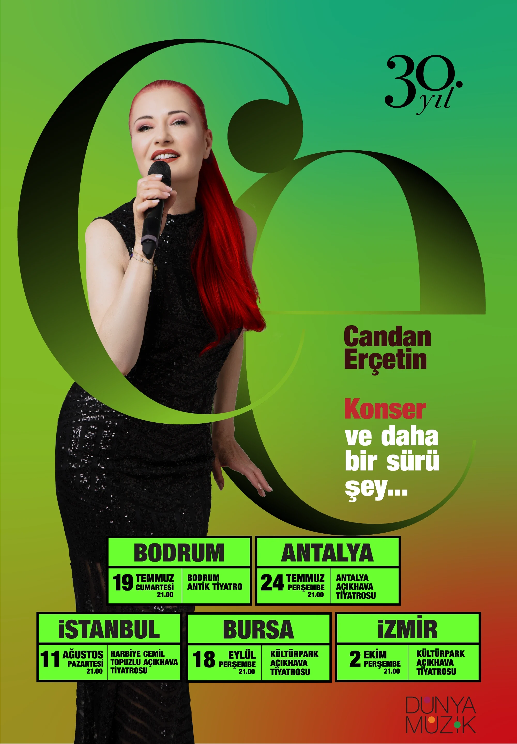 Candan Erçetin 30. Yıl Turnesi İzmir Konseri