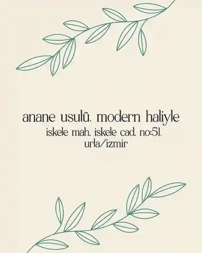 Anane Urla fotoğraf 2 - İzmir Mekan Rehberi