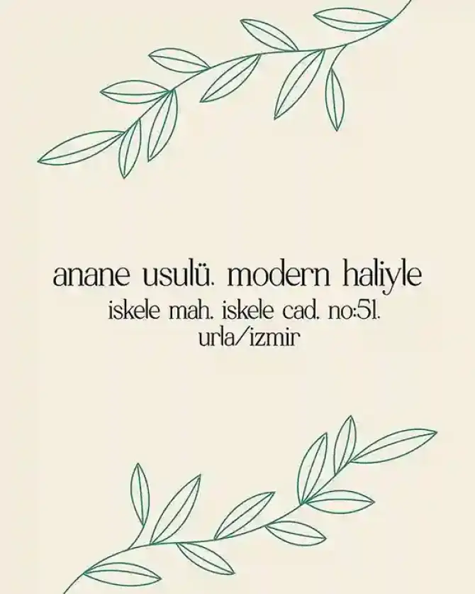 Anane Urla - İzmir Mekan Rehberi