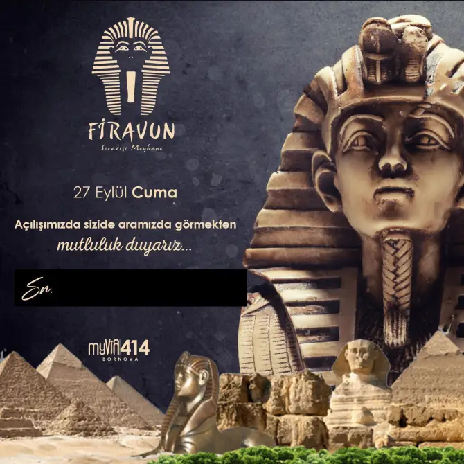 Firavun Sıradışı Meyhane - İzmir Mekan Rehberi