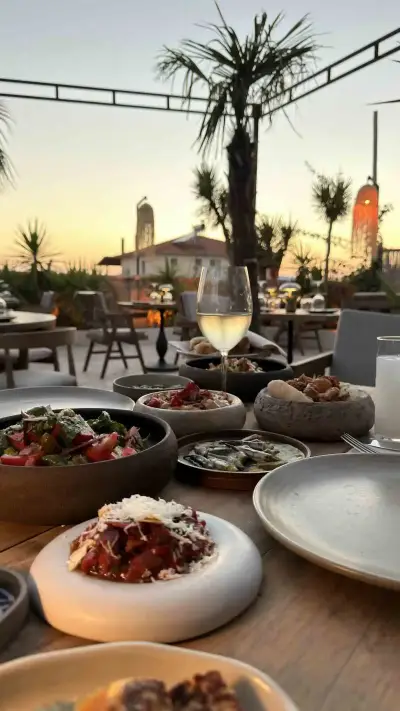 Kül Urla yemek masası