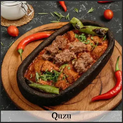 quzu bostanlı güveç