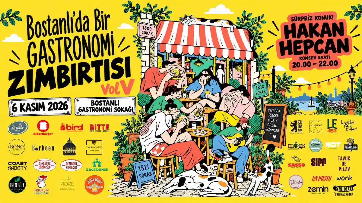 Gastronomi Zımbırtısı 6 Kasım’da Bostanlı’ya Geri Dönüyor!