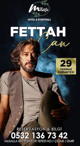 Mes Mudita Sahne'de Fettah Can Rüzgarı  | İzmir Mekan Rehberi